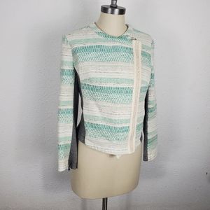 Rachel roy women’s multi color zip up Jacket size 6